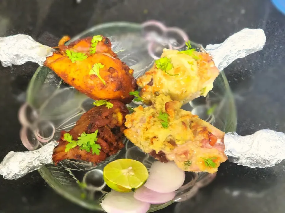 Murg Tangdi Kebab and Malai Tangdi Kebab|Dheeraj Shroffさん