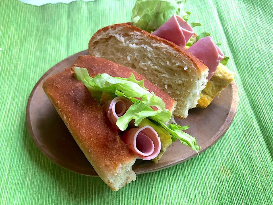 粉活中〜今日のランチはミニ食パン作ってサンドイッチ　　　　　　　　　　　　　　外出制限緩和へ|mashaさん