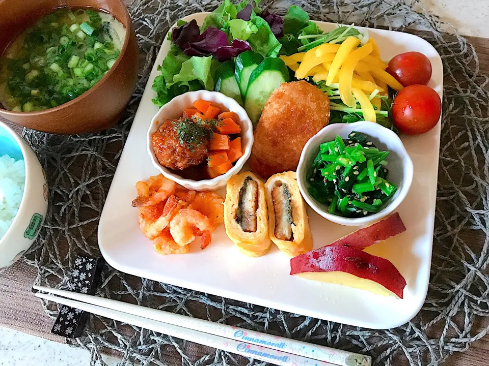 Snapdishの料理写真:今日のお昼ごはん|harutomomariさん