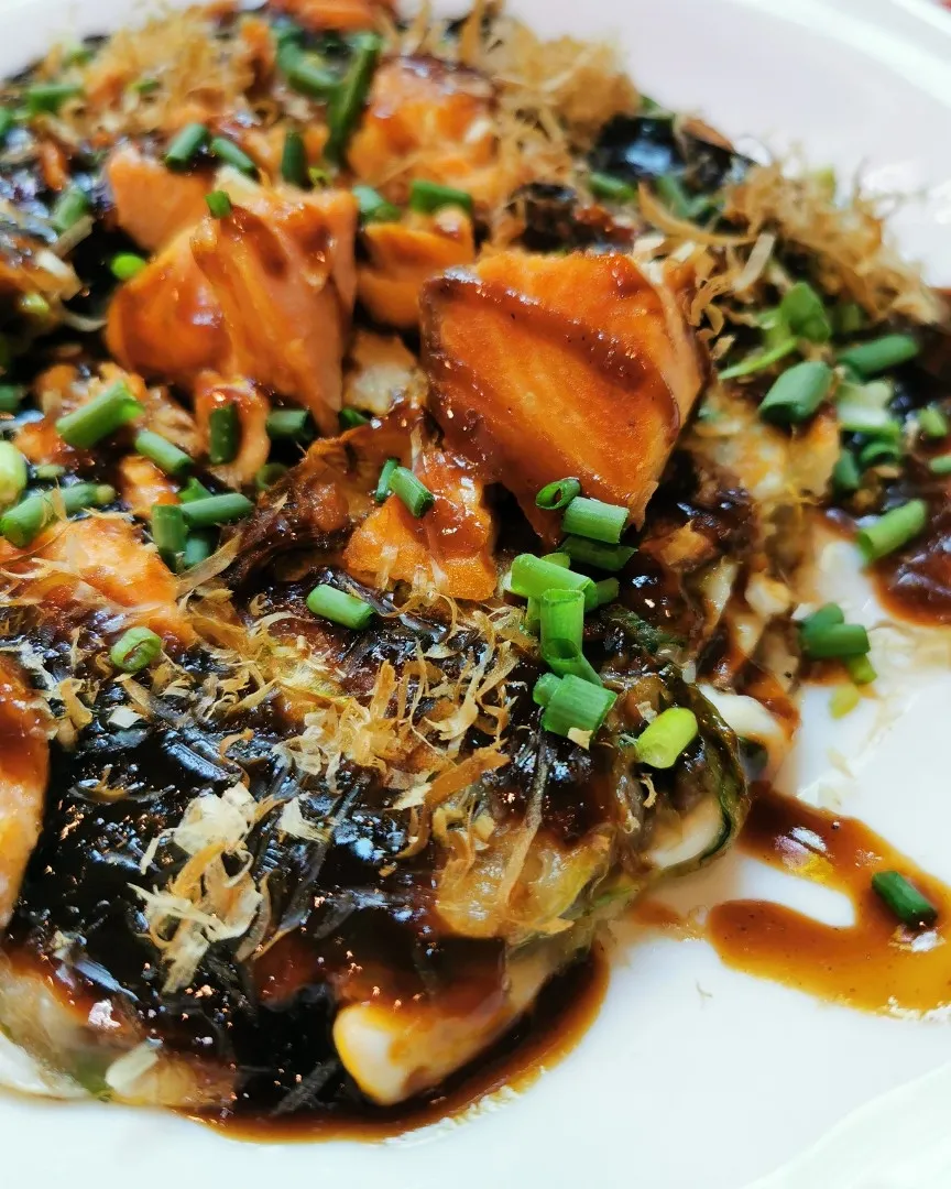 Okonomiyaki Salmon 🐟|👑Rawi🍁Riw👑さん