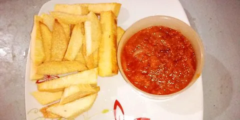 Fried Yam and Sauce|mimeeさん