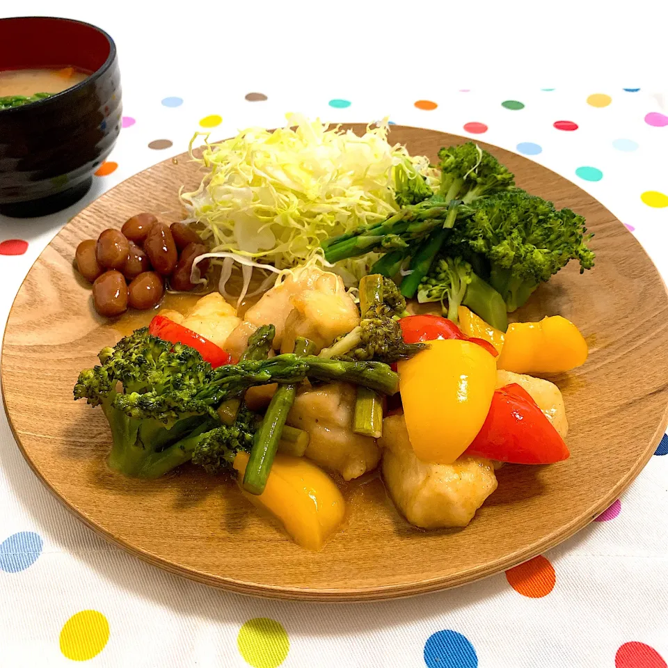 鶏肉と野菜の黒酢餡|Yuriさん