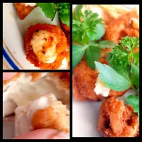 chicken tenders stuffed with mozzarella cheese|Momoさん