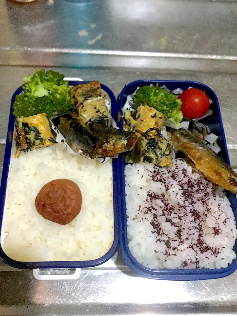 Snapdishの料理写真:イワシの生姜煮のお弁当♪|こーやさん