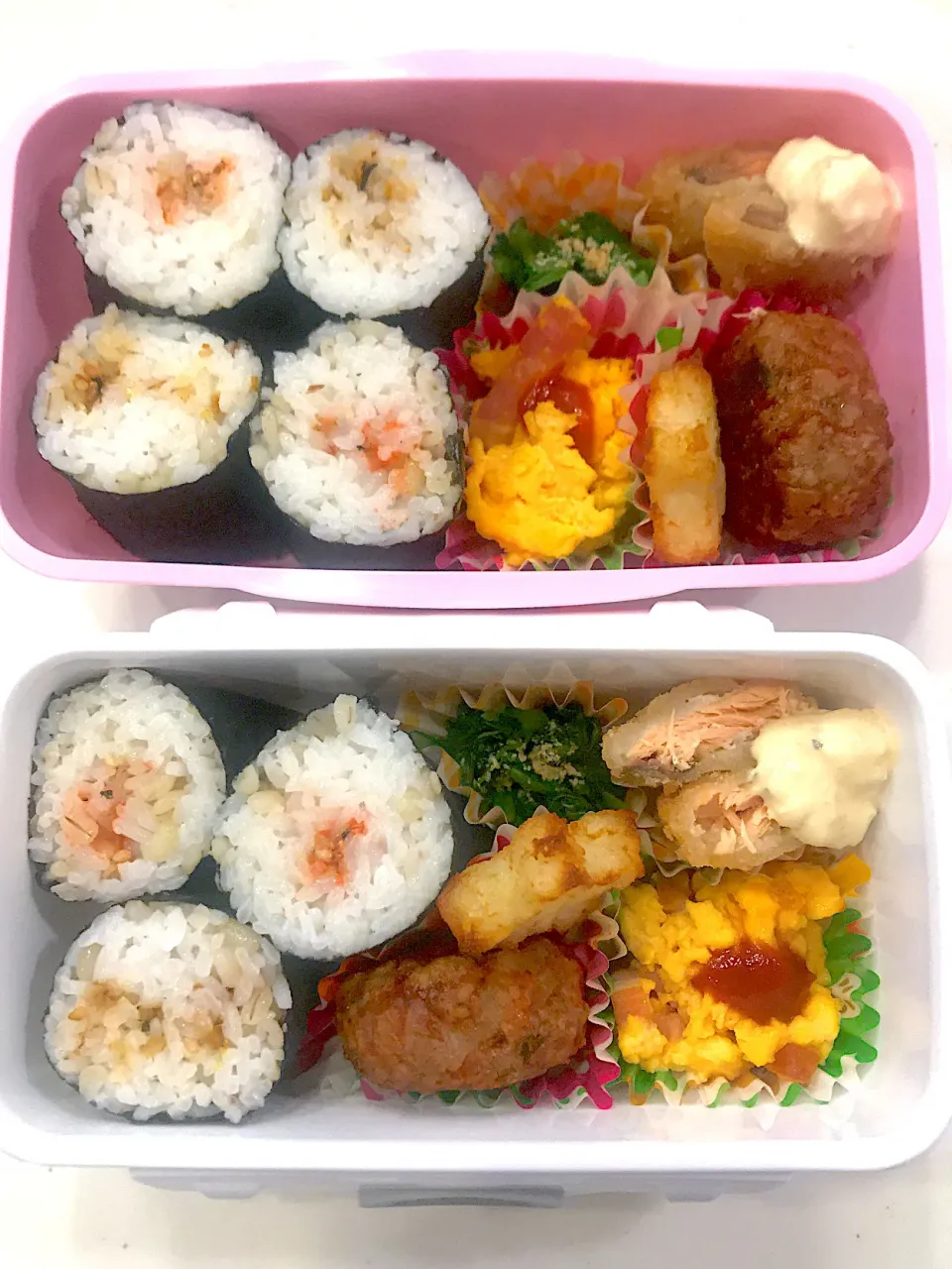 海苔巻おにぎり弁当✨娘希望のふりかけin😋|Michiko Okamotoさん