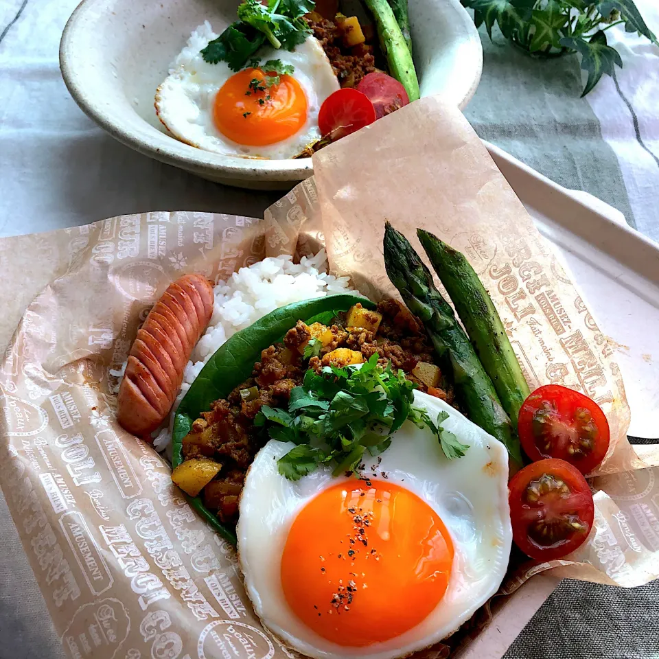 野菜たっぷりなドライカレー弁当|あここさん