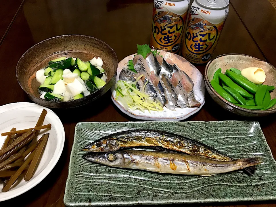 Snapdishの料理写真:2020.5.12 お魚祭り🍻🍻🍻|ゆみずさん