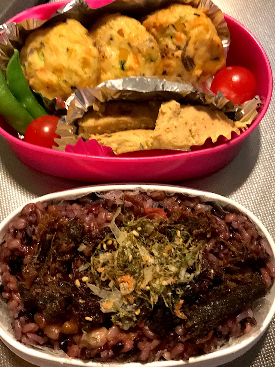 タンドリーチキンと飛竜頭のお弁当❣️久々の仕事|うまのしっぽさん