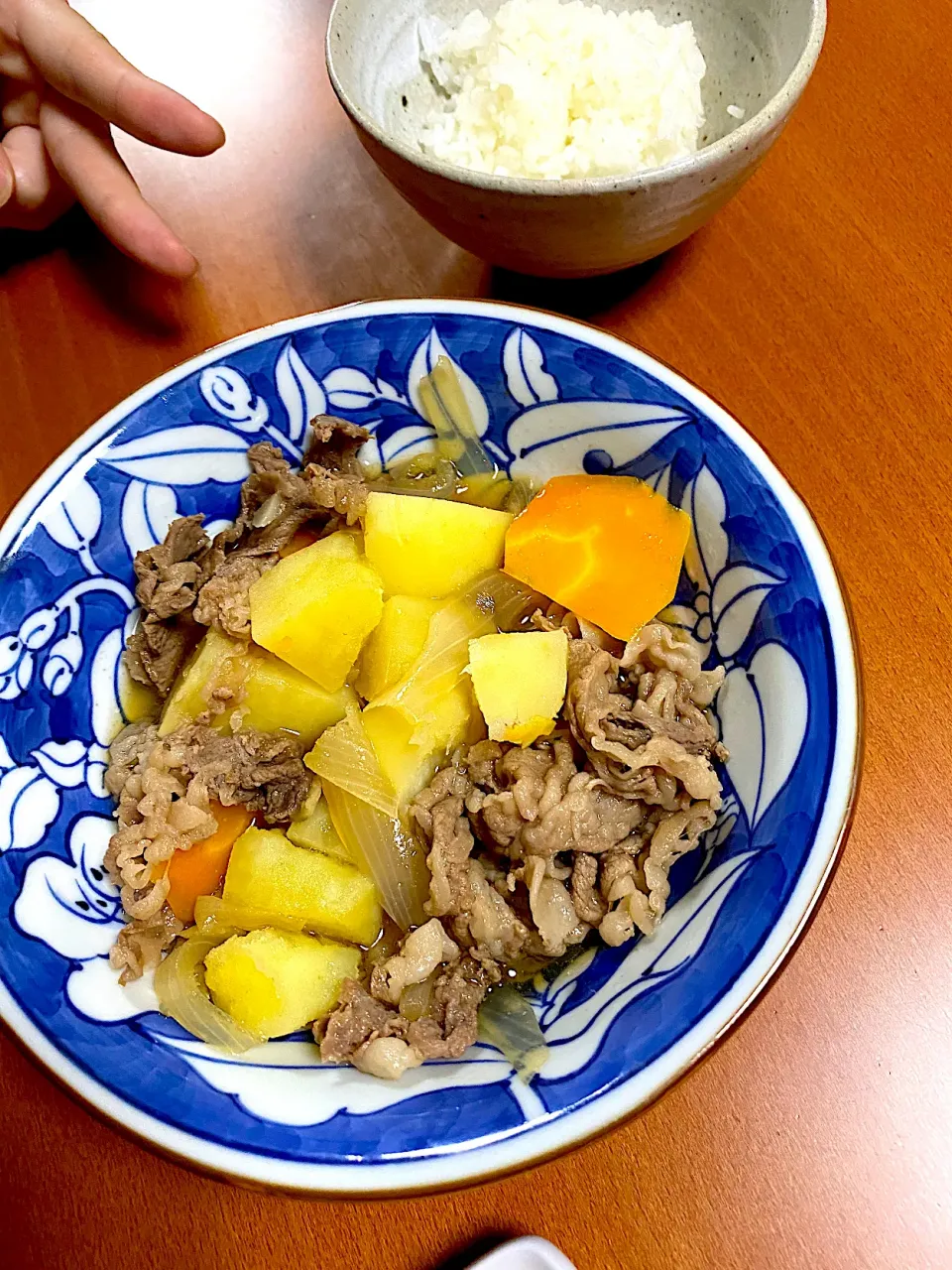 肉じゃがと冷奴|るるぽんさん