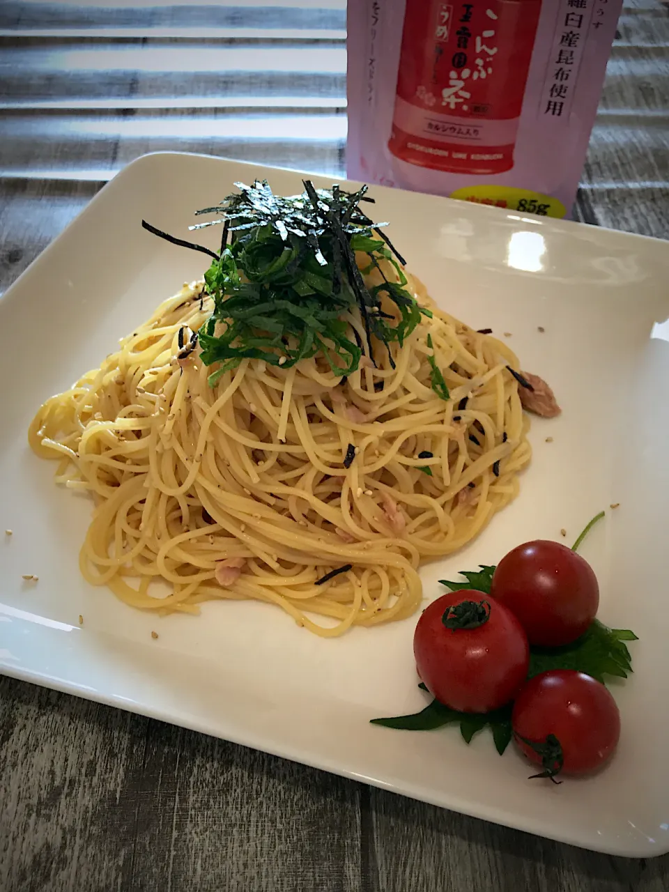 あいさんの料理 【レシピ】ツナと塩昆布の冷製パスタ。 : るぅのおいしいうちごはん|いっちゃんさん