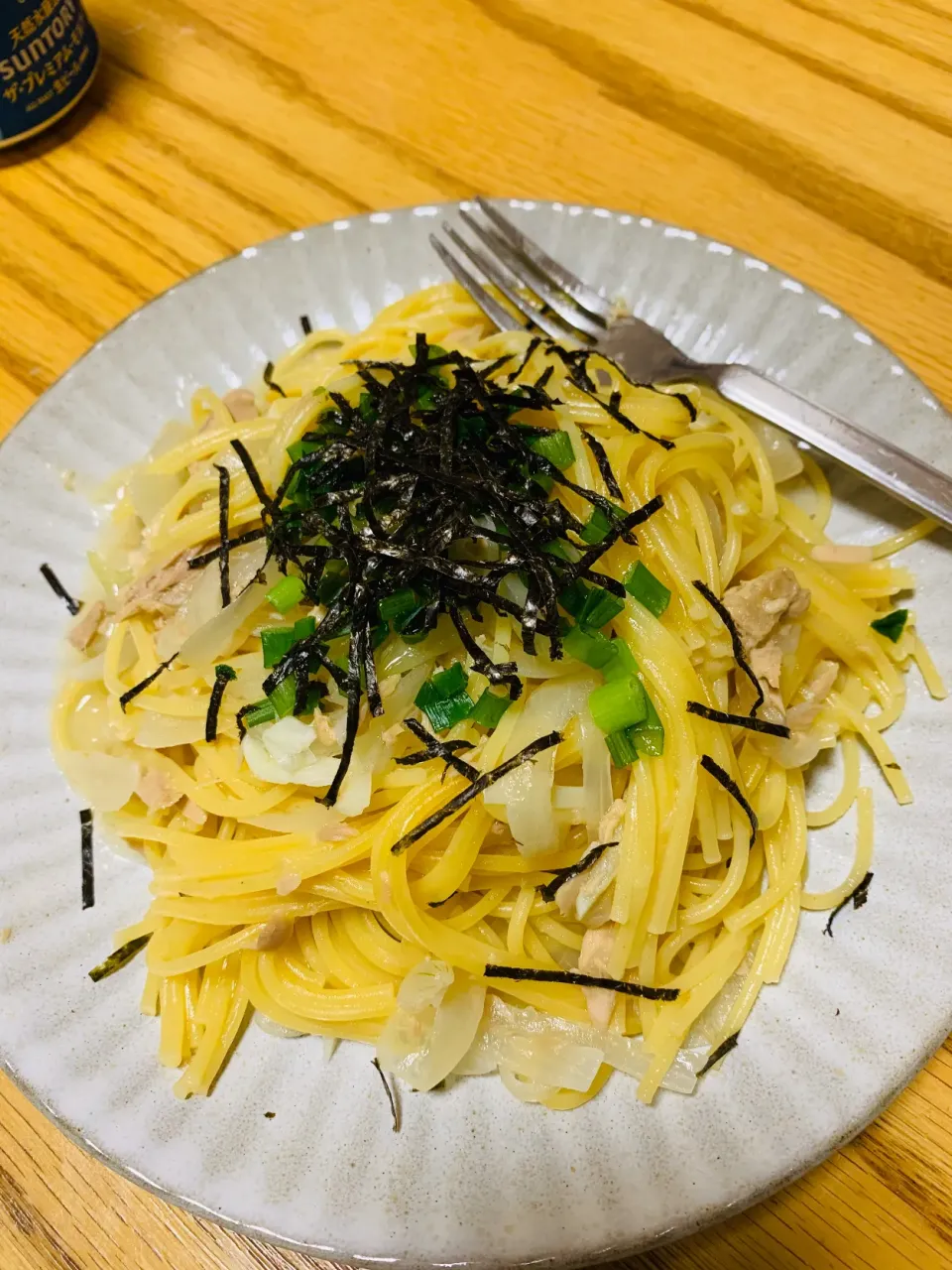 Snapdishの料理写真:トロトロ玉ねぎの塩ツナパスタ|kanakoさん