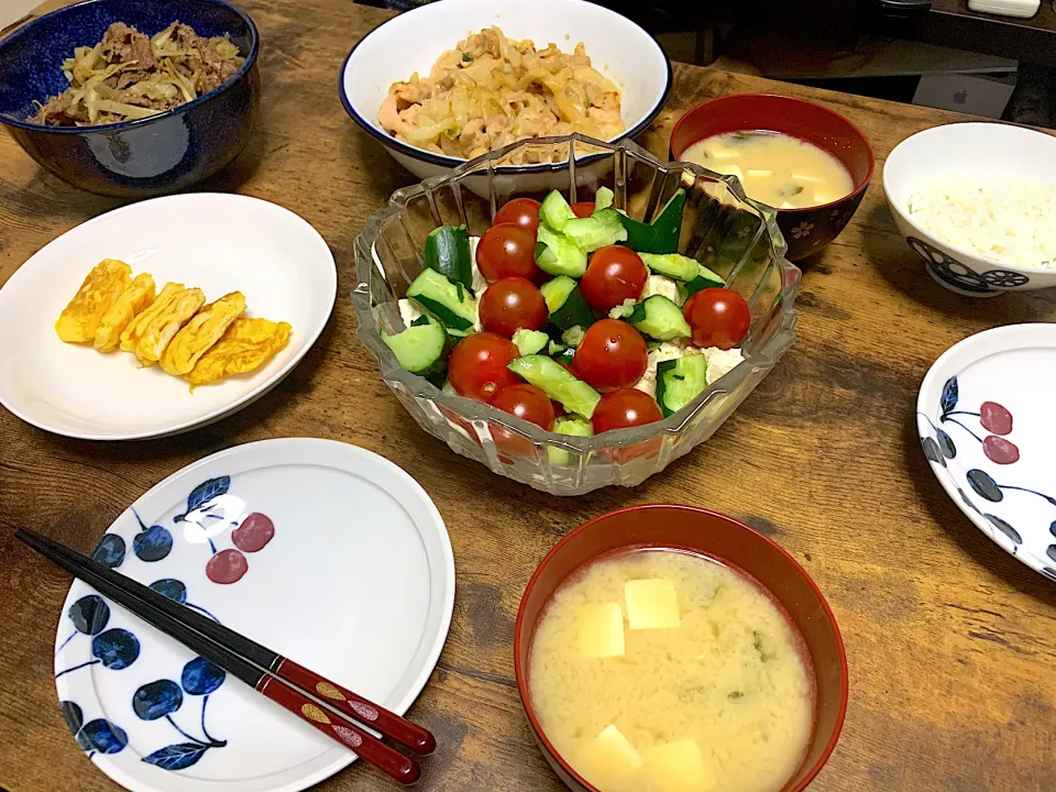 Snapdishの料理写真:豚肉の味噌漬けなど|モモさん