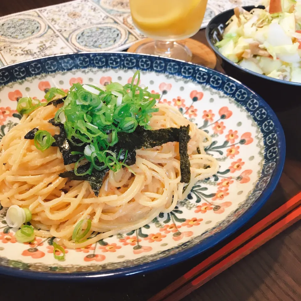 明太子スパゲティ🍝|いくさん