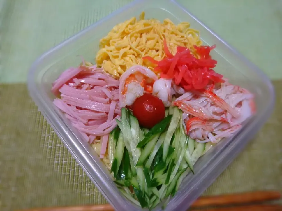 ★今日のお弁当を🏠で食べる★
☆冷やし中華|☆Chieco☆さん