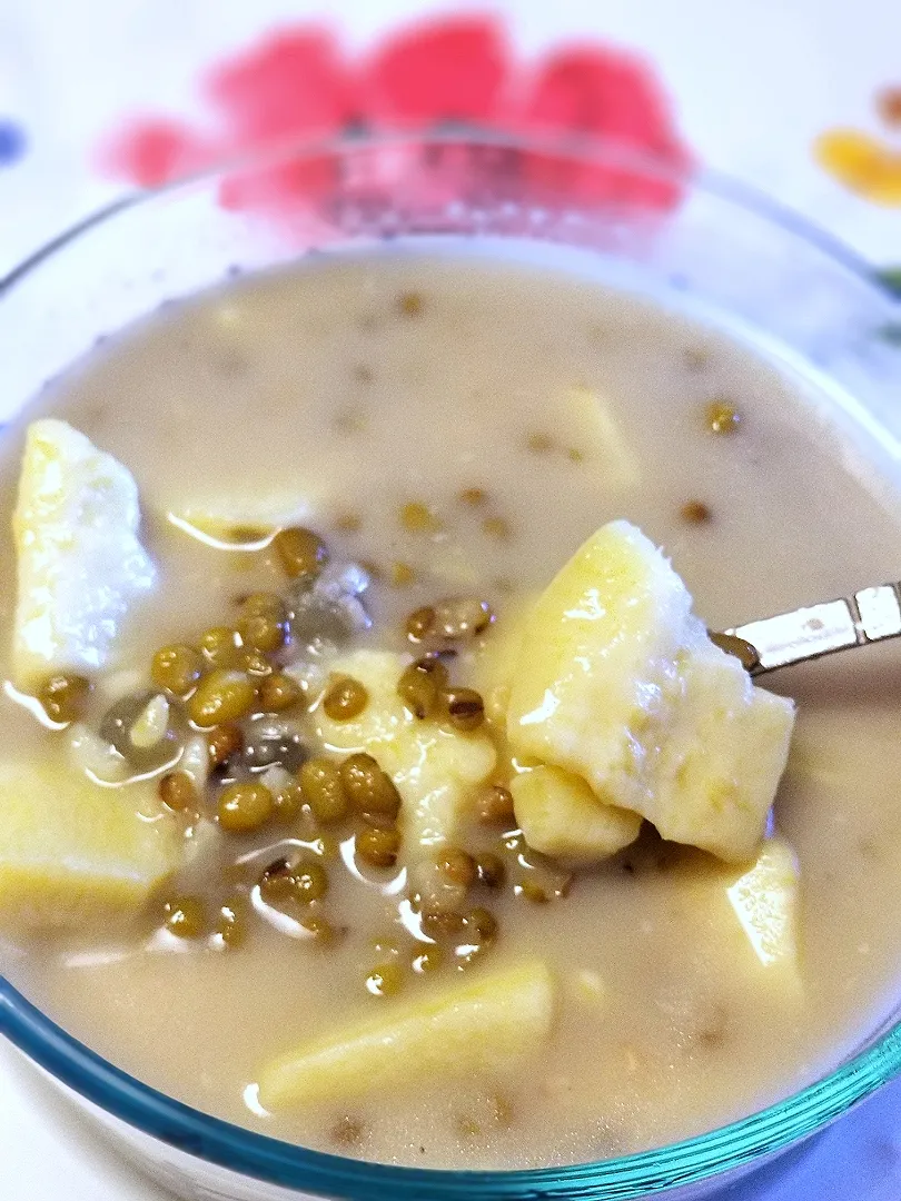 Mung Bean with Sweat Potato cook in coconut milk|Jenniferさん