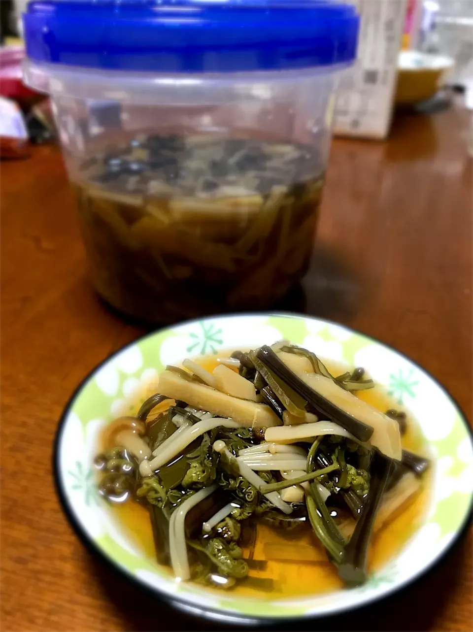 春ときのこの佃煮　★わらびと筍で★|うさこさん