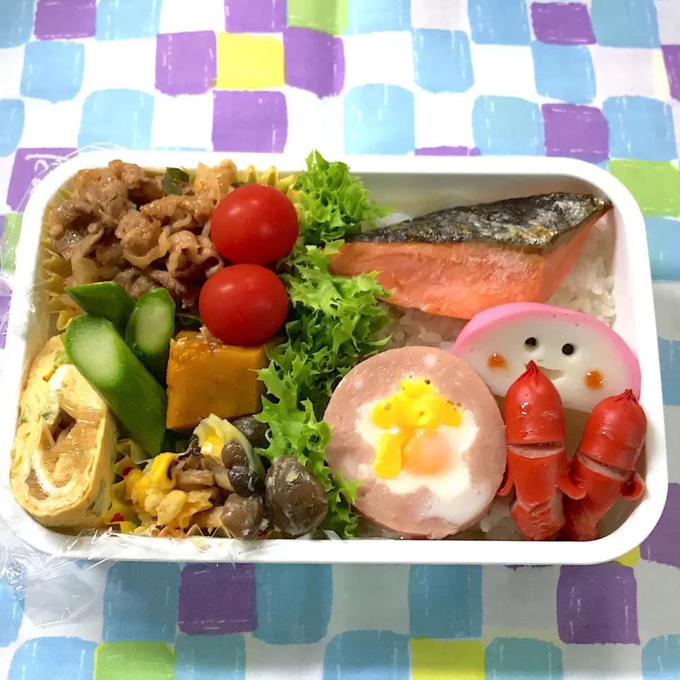 Snapdishの料理写真:2020年5月14日　テレワーク・オレ弁当♪|クッキングおやぢさん