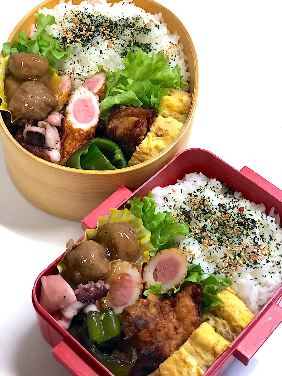 Snapdishの料理写真:今日のお弁当🍱|三姉妹のママさん