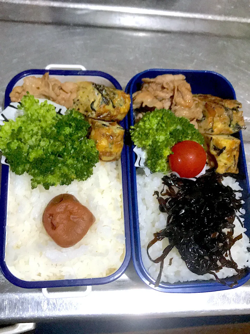 ヒジキ入り卵焼きと焼肉のお弁当♪|こーやさん