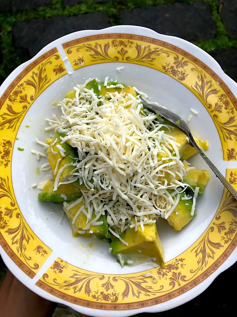 Snapdishの料理写真:Avocado with cheese|Kadek Septiariさん