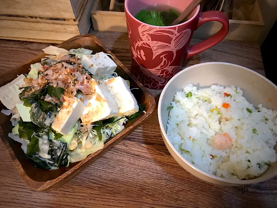 Snapdishの料理写真:ありあわせランチ|ゆきっちん(・8・)さん