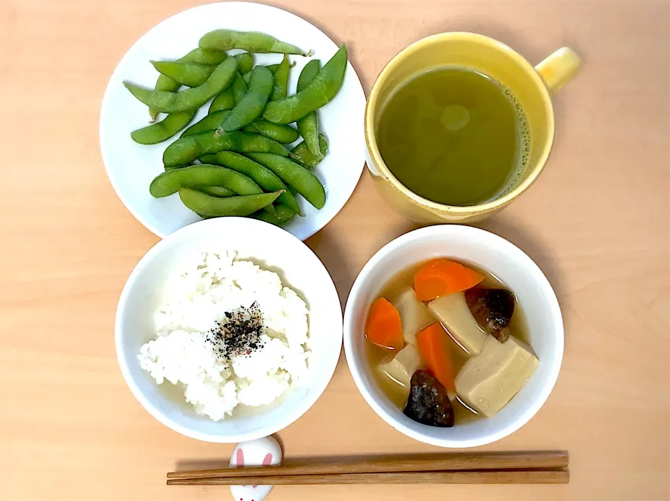 高野豆腐煮ヘルシーご飯❤️|ミキさん