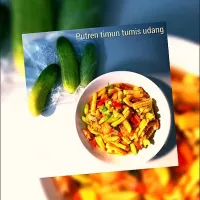 putren timun tumis udang|Ekki Ramdhan Hakimさん