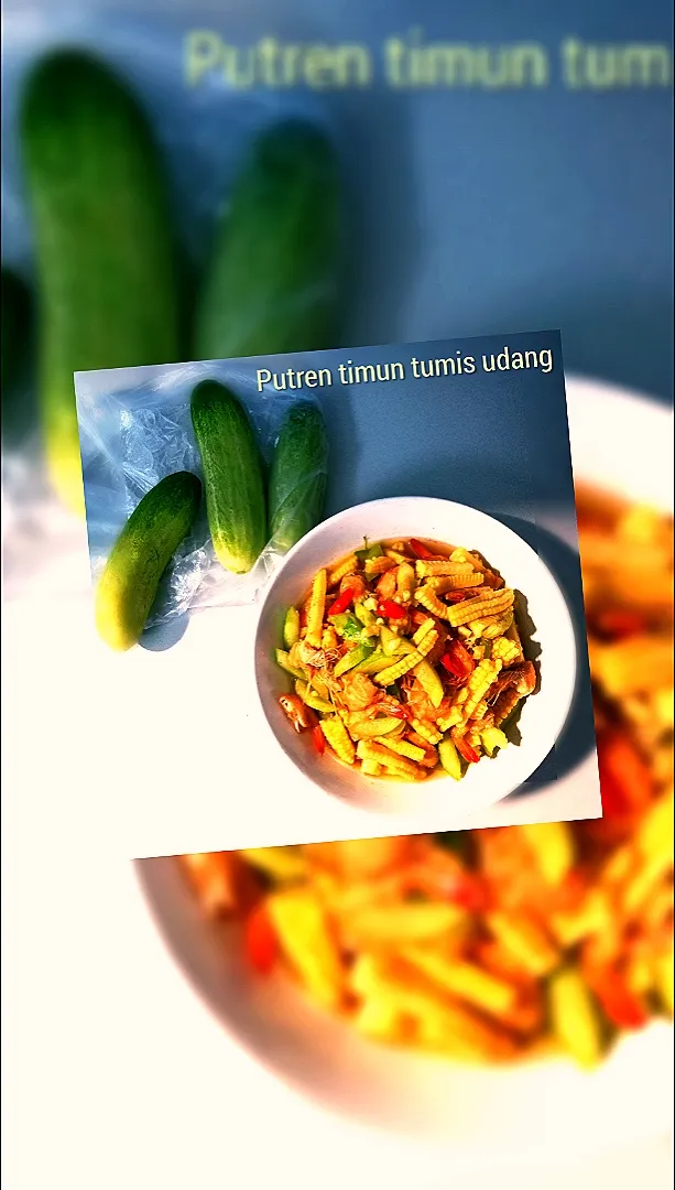 putren timun tumis udang|Ekki Ramdhan Hakimさん