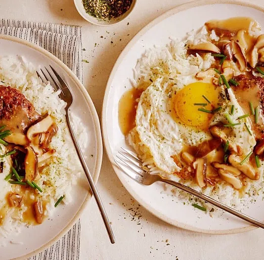 Loco moco with Mushroom Gravy|Jenny_Dolceさん