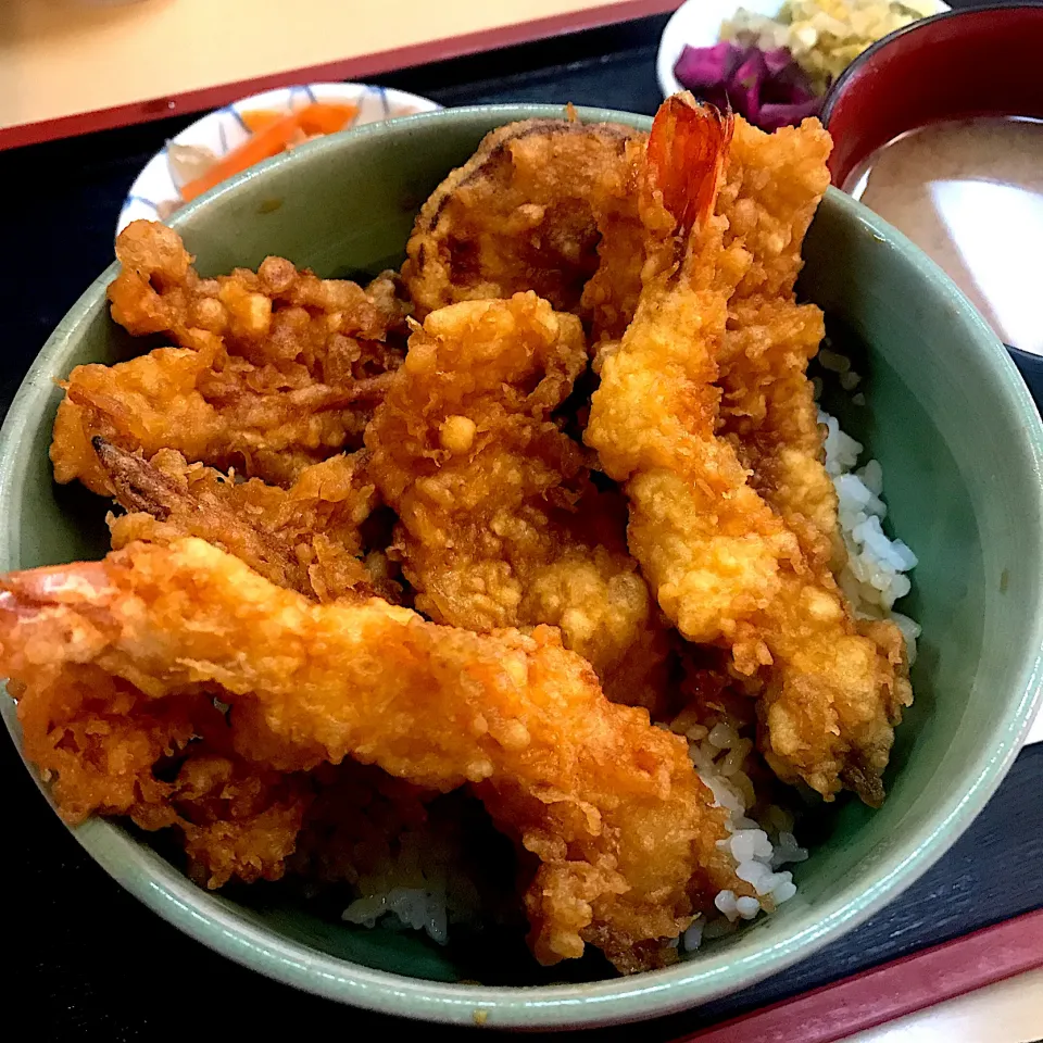 えび・いか天丼@丸中(月島)|塩豚骨さん