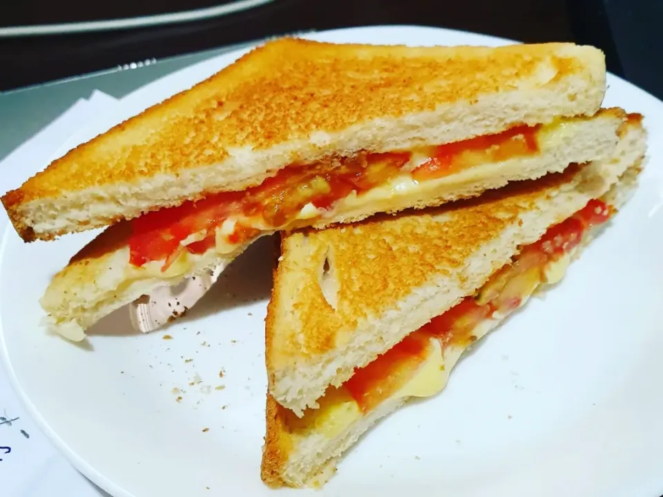 Tomato and cheese sandwich|dychan02さん