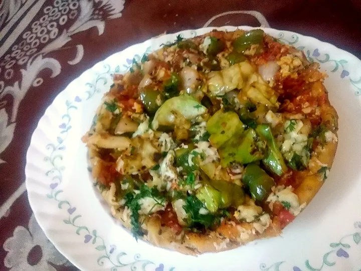 Veg Pan Pizza|Swapna Kanchan's Cafeさん