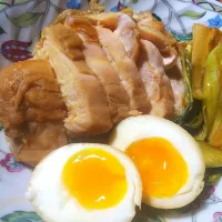 Snapdishの料理写真:鶏チャーシュー🐔|ひろりんさん