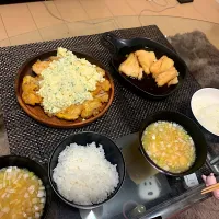 チキン南蛮と白身魚の煮付け♡|momoさん