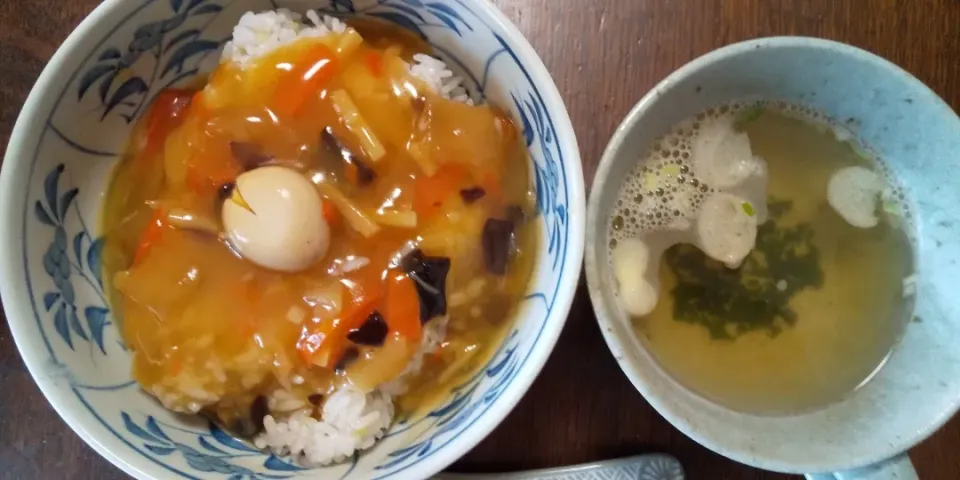 お昼は中華丼|アクちゃんさん