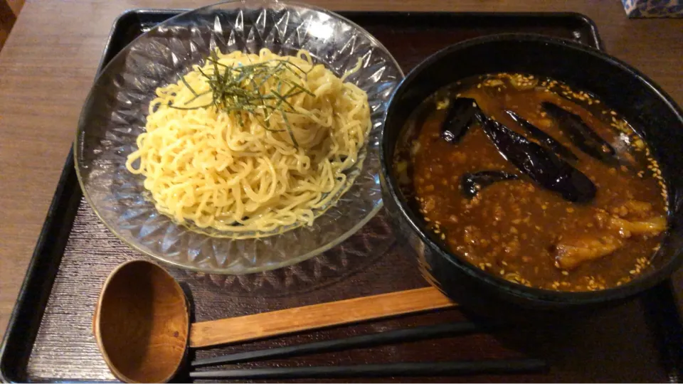 Snapdishの料理写真:麻婆茄子つけ麺|おっちさん