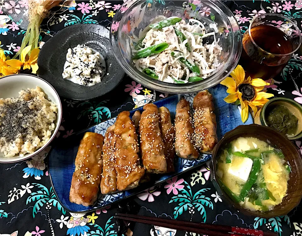 sonokさんの料理 スナップえんどうと新玉とツナのサラダ💓サバ缶バージョンで💓|noeさん