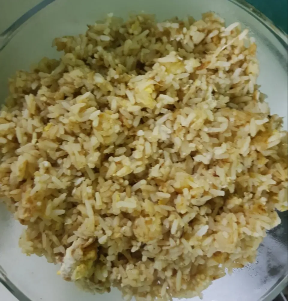 Snapdishの料理写真:fried rice egg & garlic|patcookingfeverパットさん