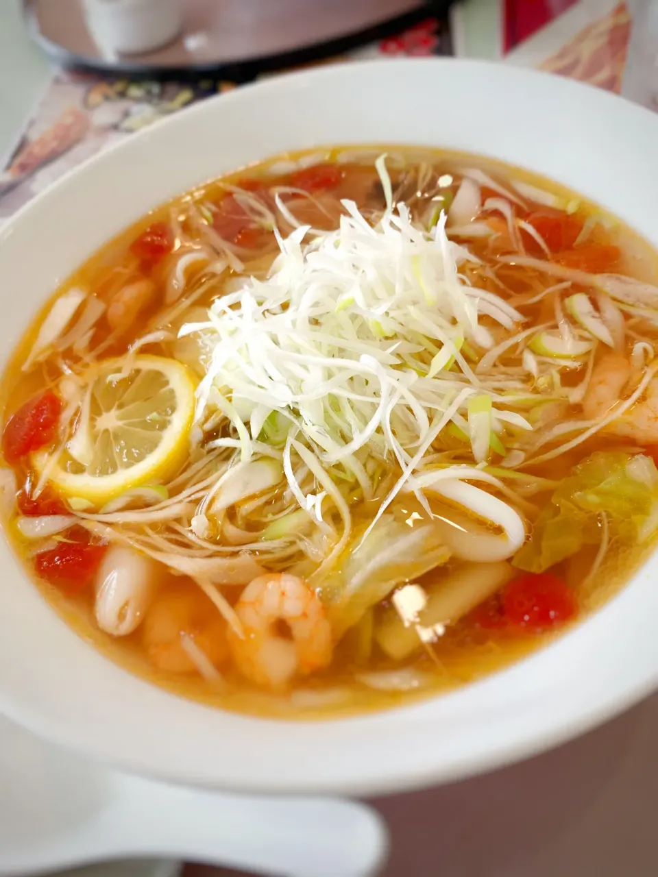 ゴルフ飯　トマト塩ラーメン|寺尾真次さん