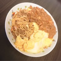 Snapdishの料理写真:ボロネーゼオムパスタ🍝|Ryo-ta*さん