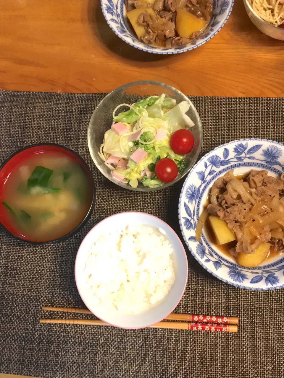 肉じゃが大学生の娘の作った料理|ツインズママさん