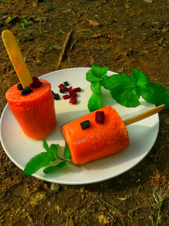 Watermelon popsicles|syeda raisha ahmedさん