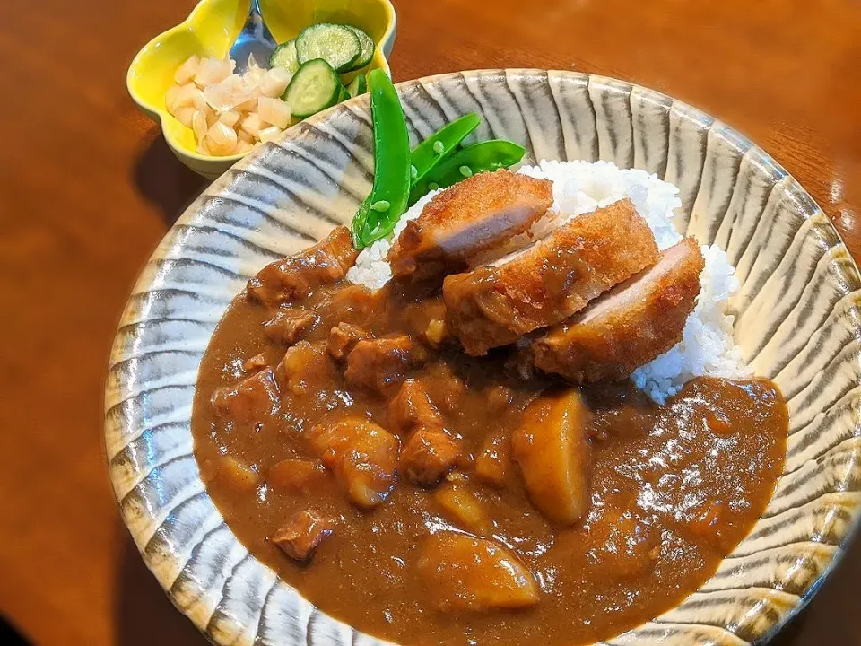 カツカレー|あきおぐさん