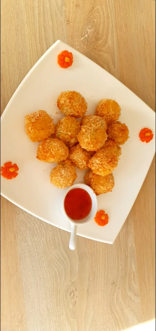 Snapdishの料理写真:Airfryer shrimp ball|Charlotteさん