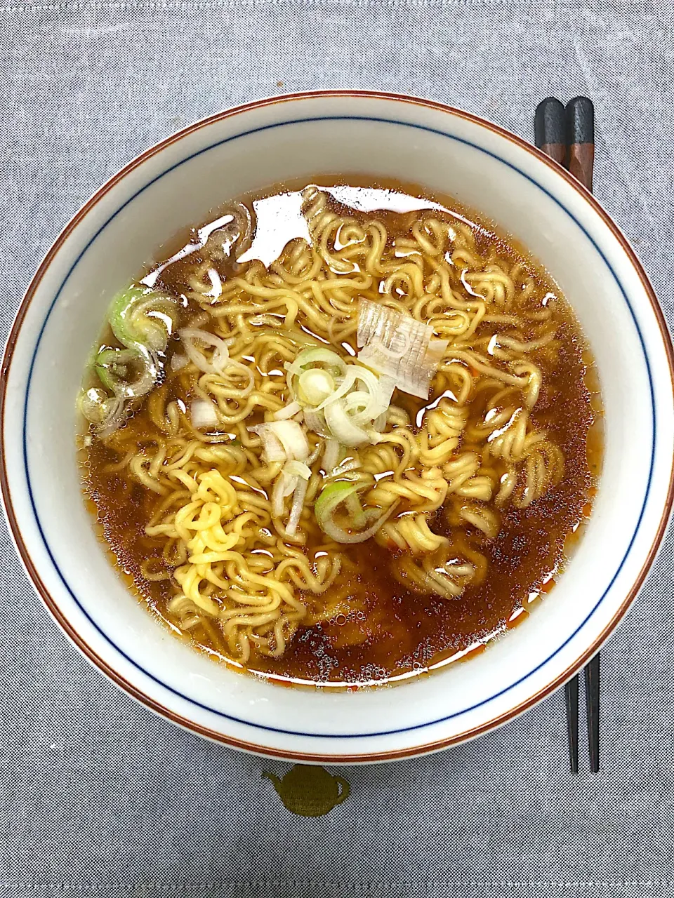 朝ラーメン🍜屋台十八番なま味しょうゆ|kudoさん