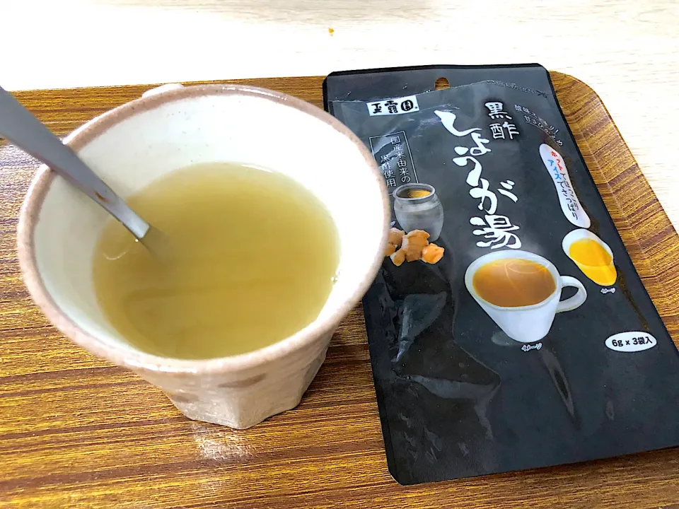 Snapdishの料理写真:玉露園　黒酢しょうが湯|hina＊管理栄養士さん