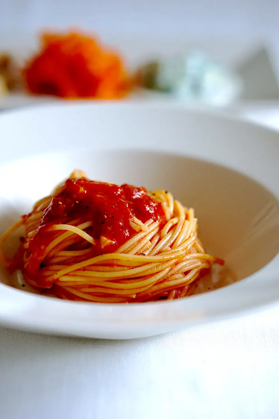 ダッテリーニのトマトソースパスタ🍝|てつやさん