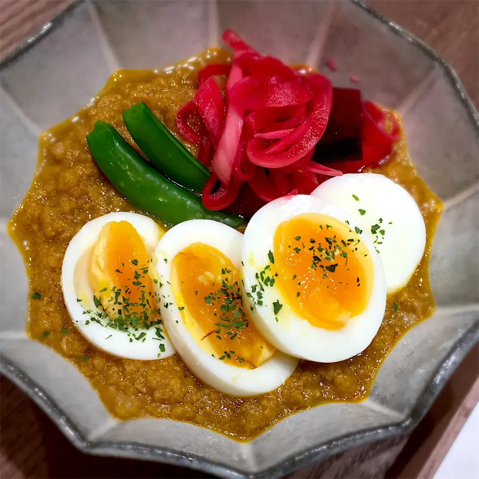 新玉葱とひき肉のスパイスカレー🍛|べべべさん