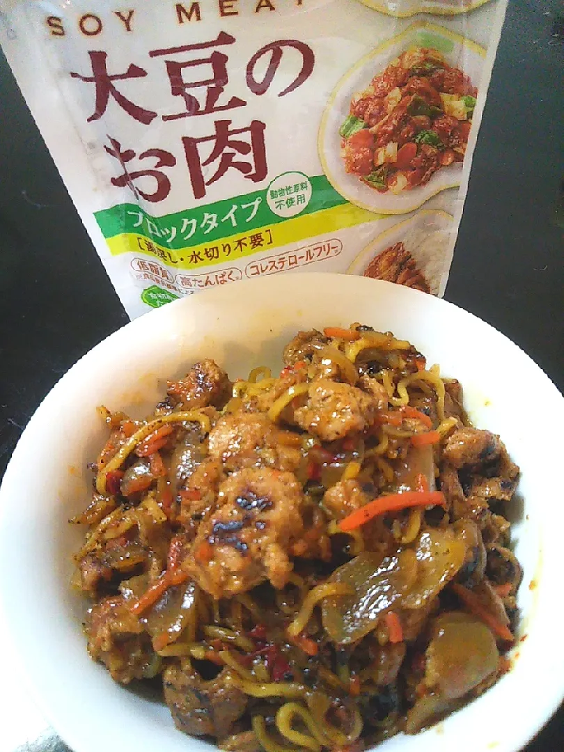 甘酢あんかけ大豆肉焼きそば|水沢 涼 MIRAGEさん