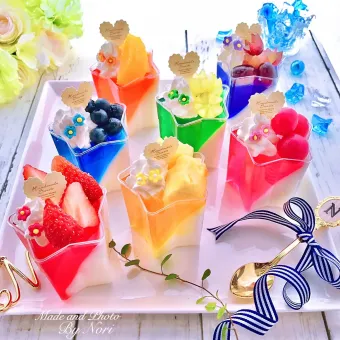 Snapdishの料理写真:レインボーゼリー